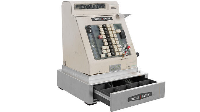 Cash Register 3D model