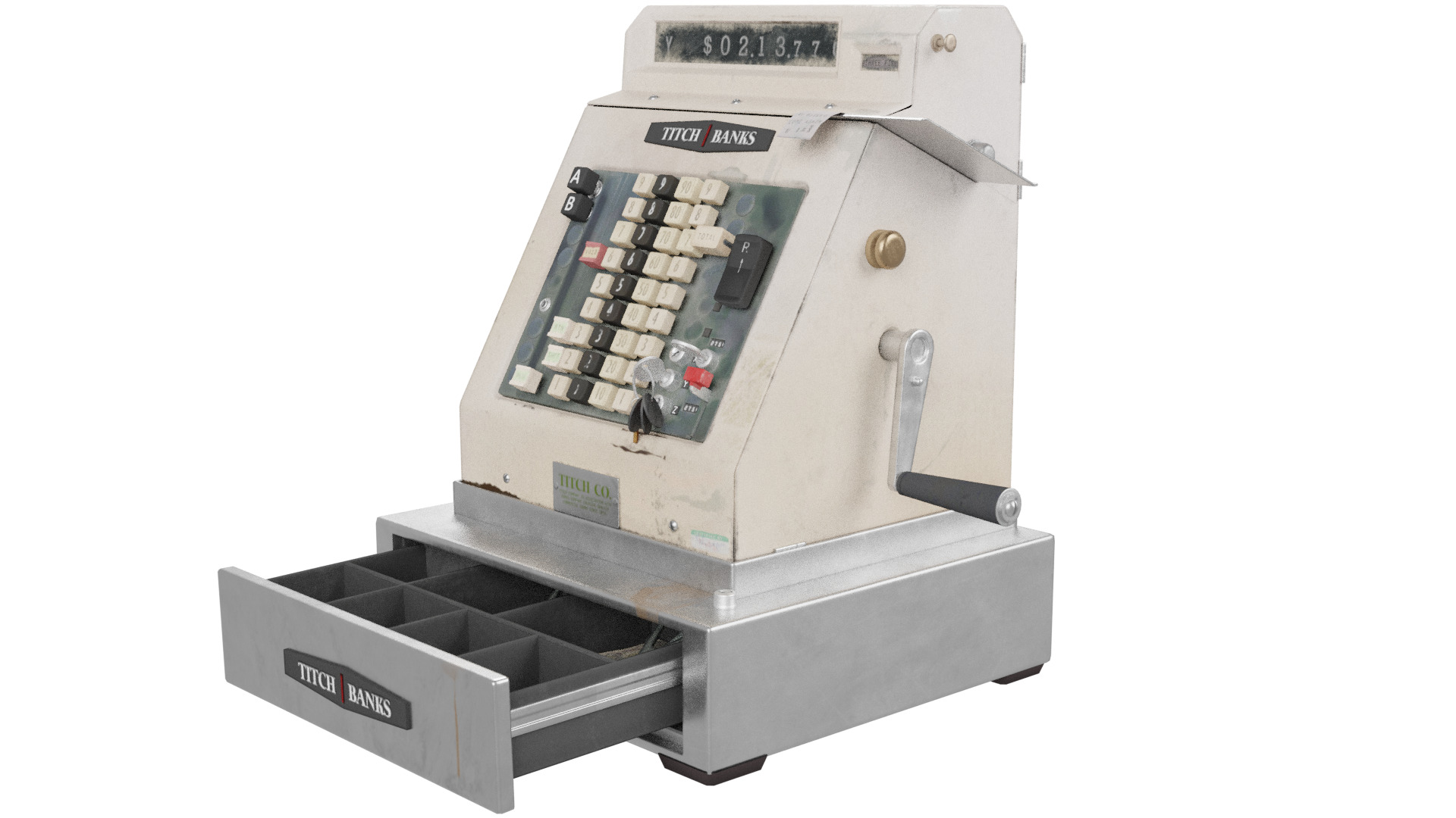 Cash Register 3D model_2