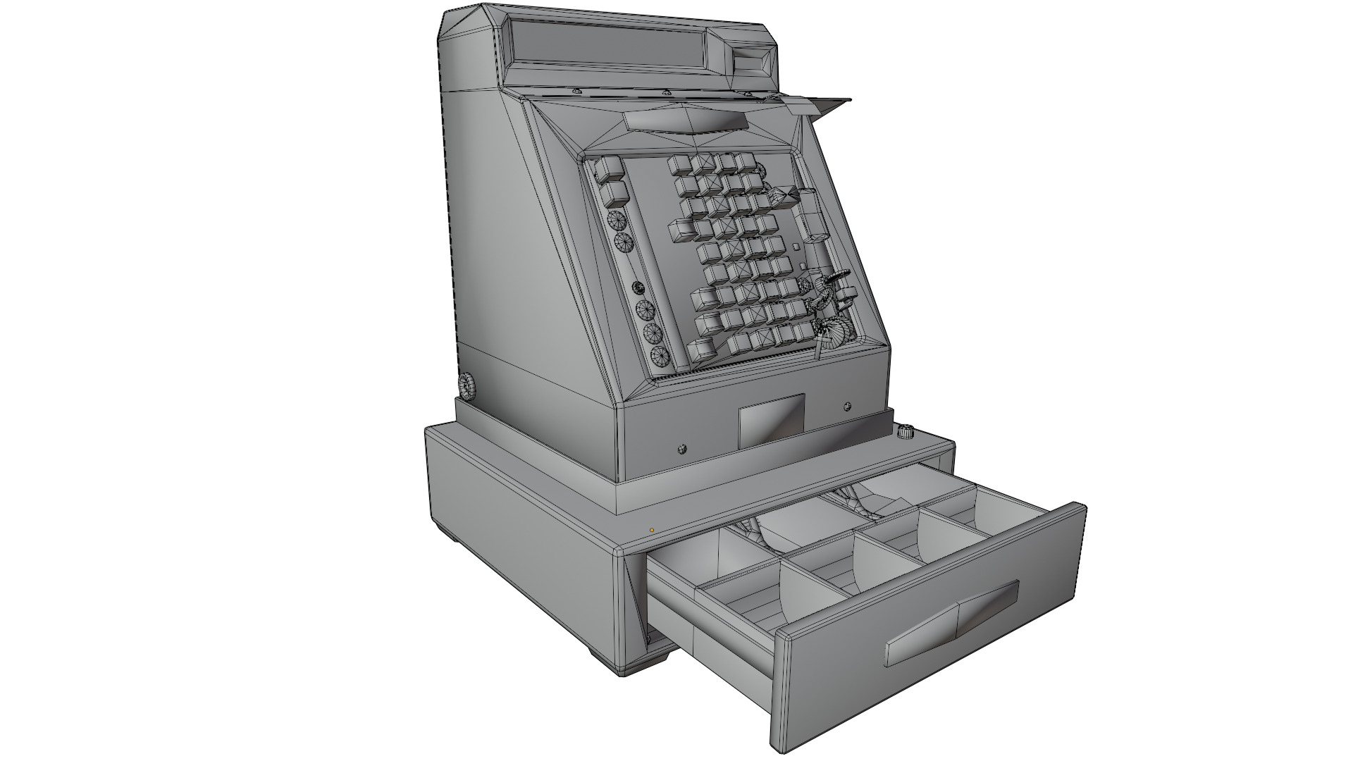 Cash Register 3D model_9