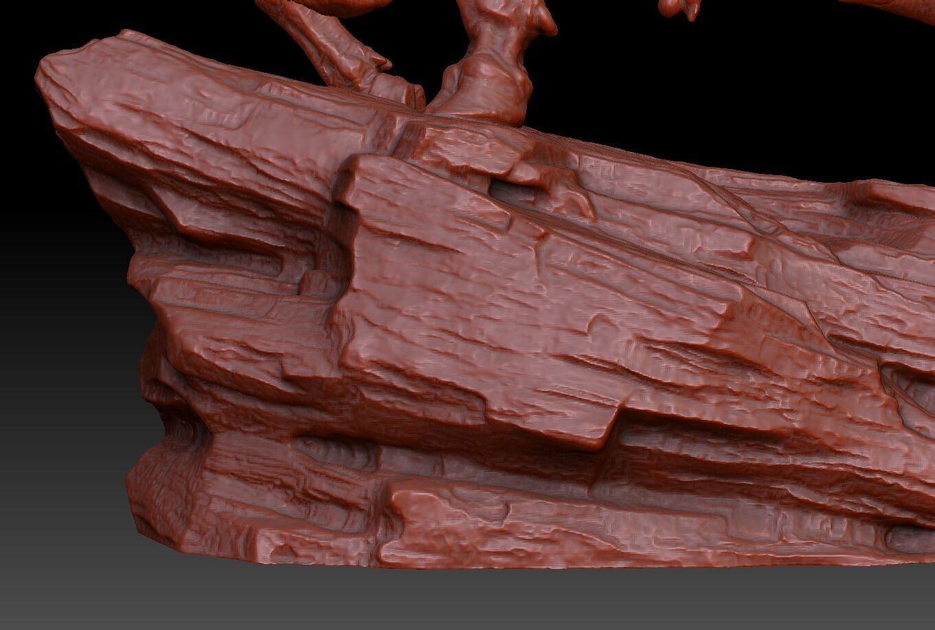 Pioneer cattle Wall Street Bulls cattle 3D print model_4
