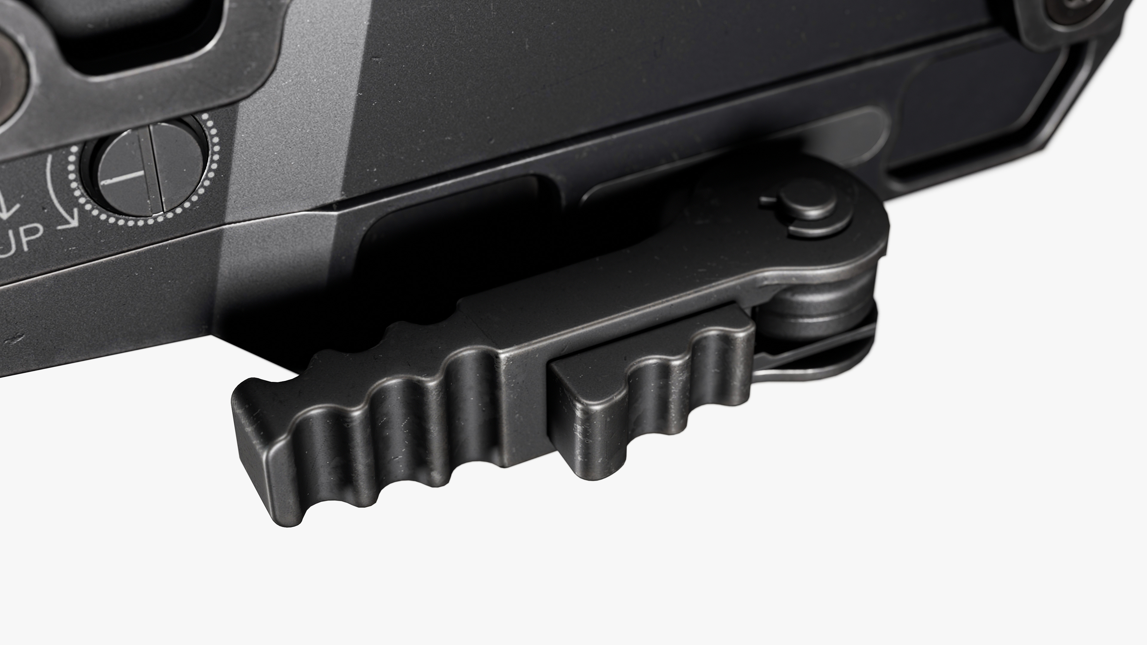 Solar Powered Red Dot Sight Low-poly 3D model_18