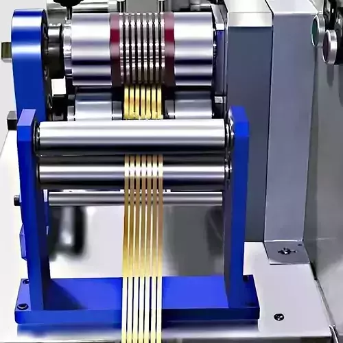 Sheet Metal Slitting Machine for Gold Silver Copper Coils 3D model