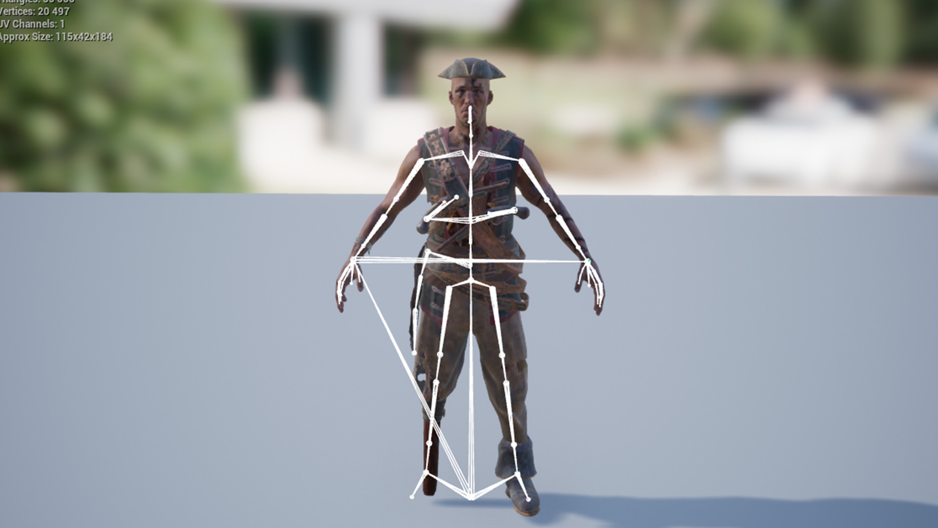 PIRATE UNDEAD 7 Low-poly 3D model_19