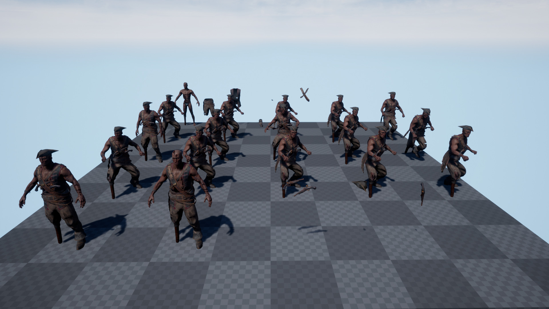 PIRATE UNDEAD 7 Low-poly 3D model_18