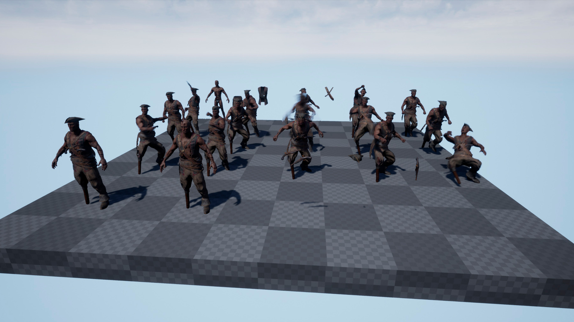 PIRATE UNDEAD 7 Low-poly 3D model_15