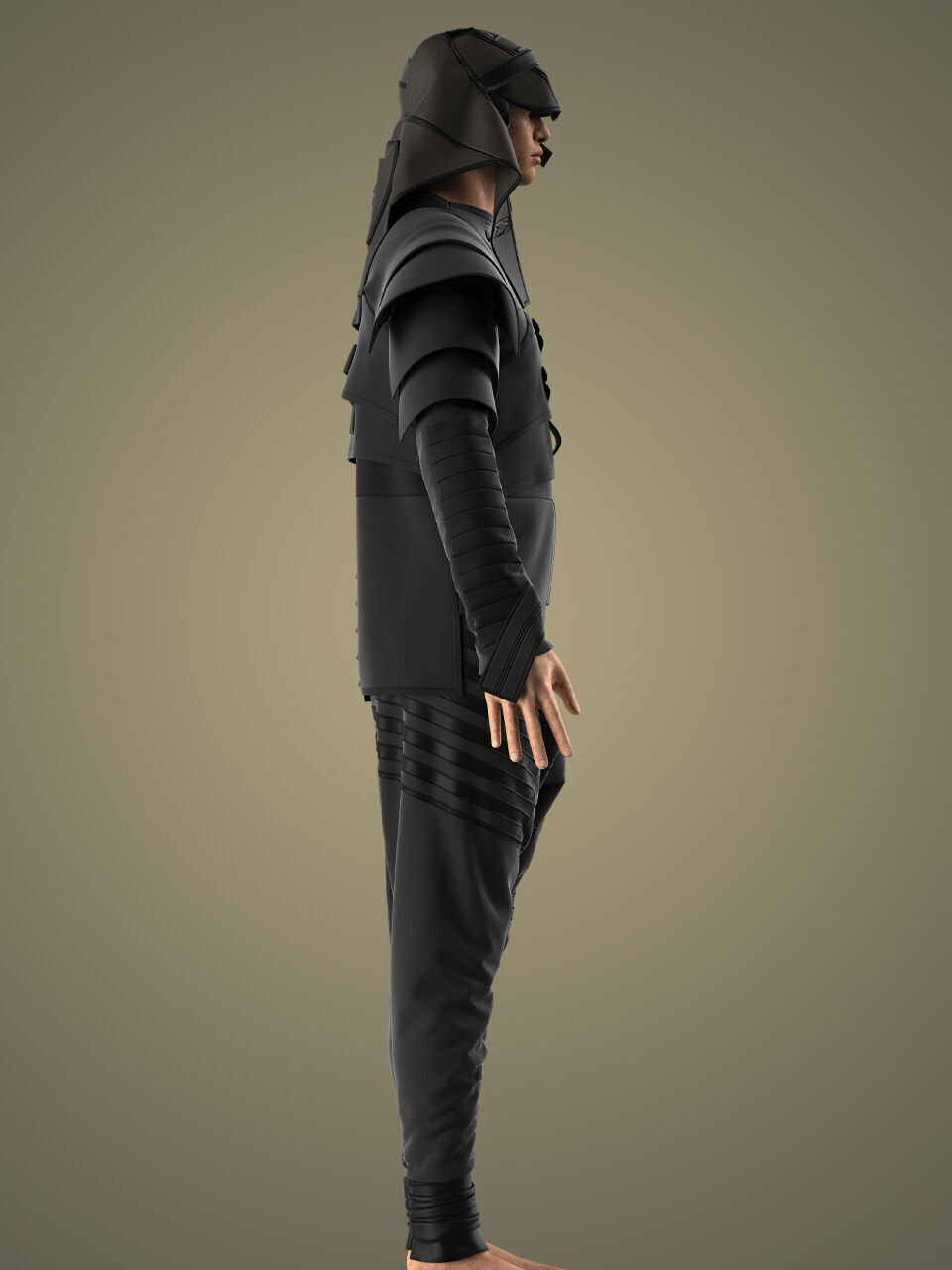 dark shadow NINJA 3D model_3