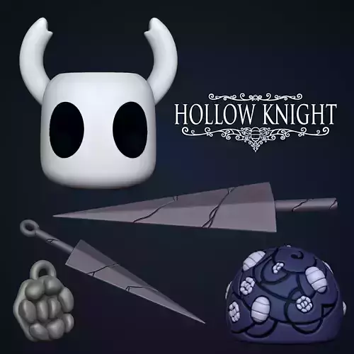 Hollow Knight 3D Model Pack - STL and OBJ Files