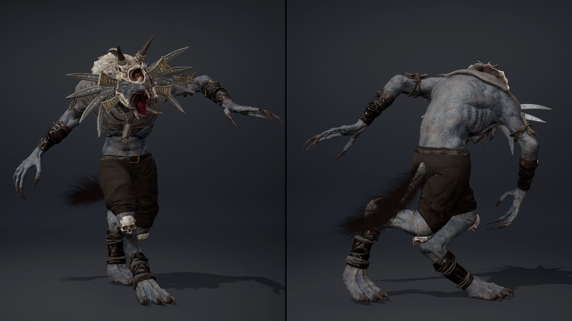 Dread Mage Arm1 Low-poly 3D model_12