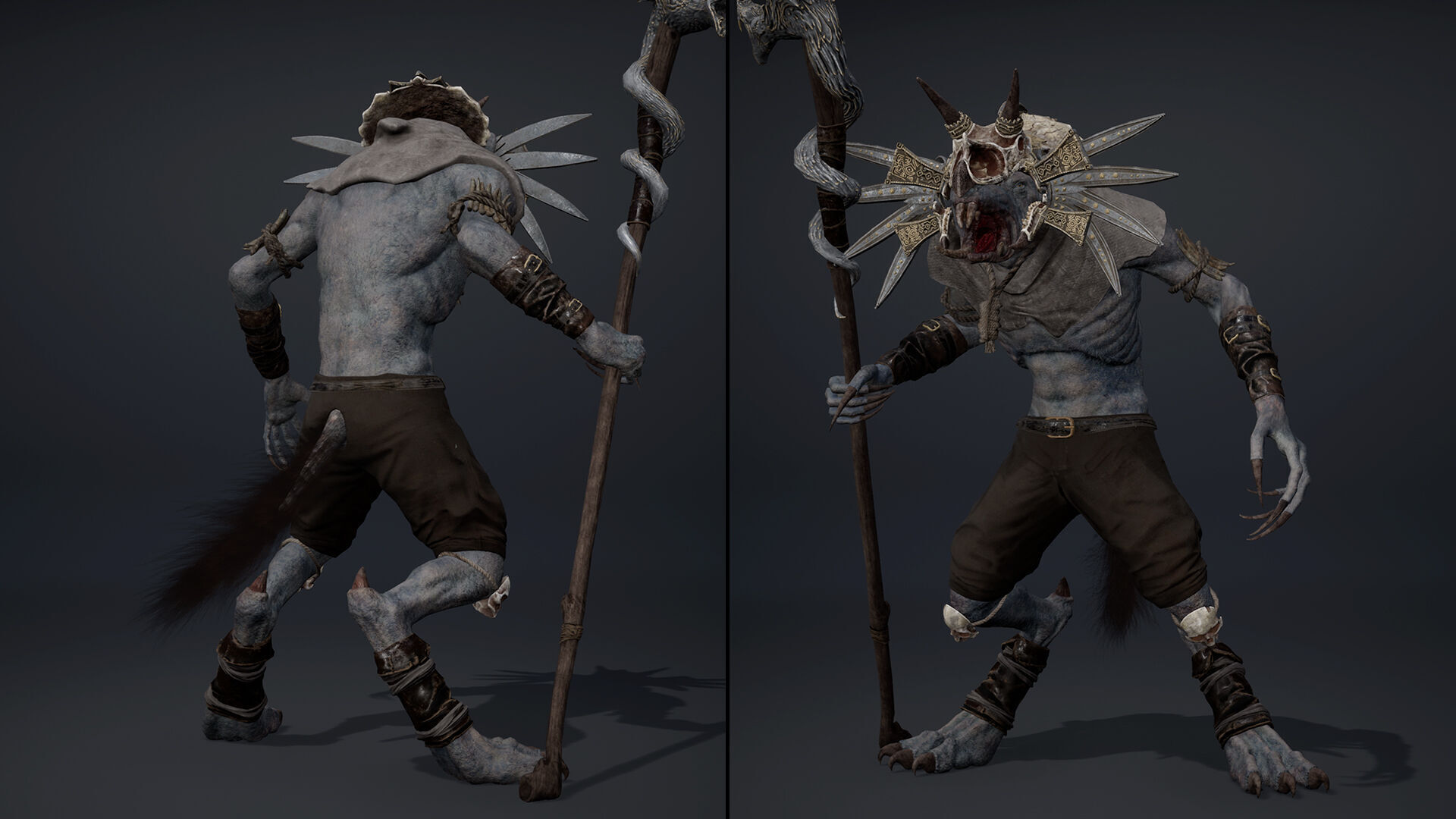 Dread Mage Arm1 Low-poly 3D model_15