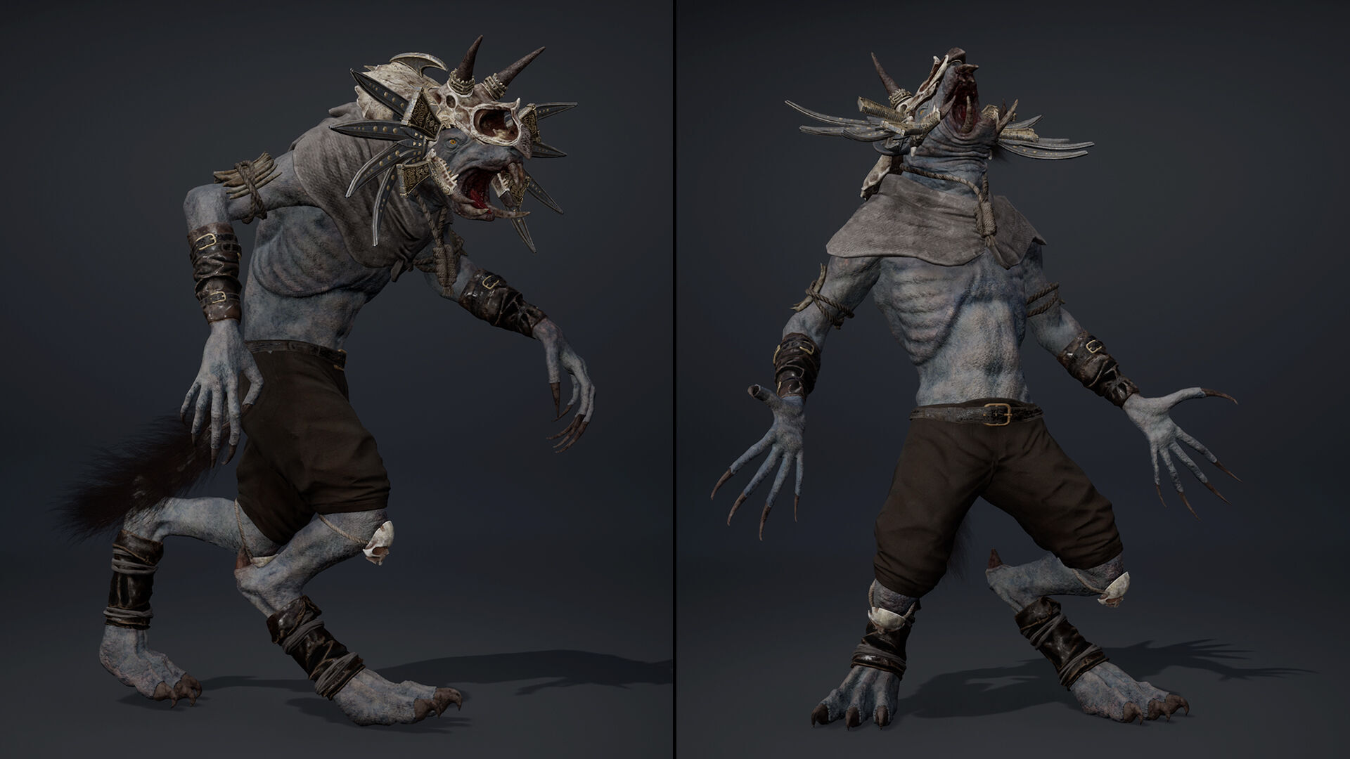 Dread Mage Arm1 Low-poly 3D model_11