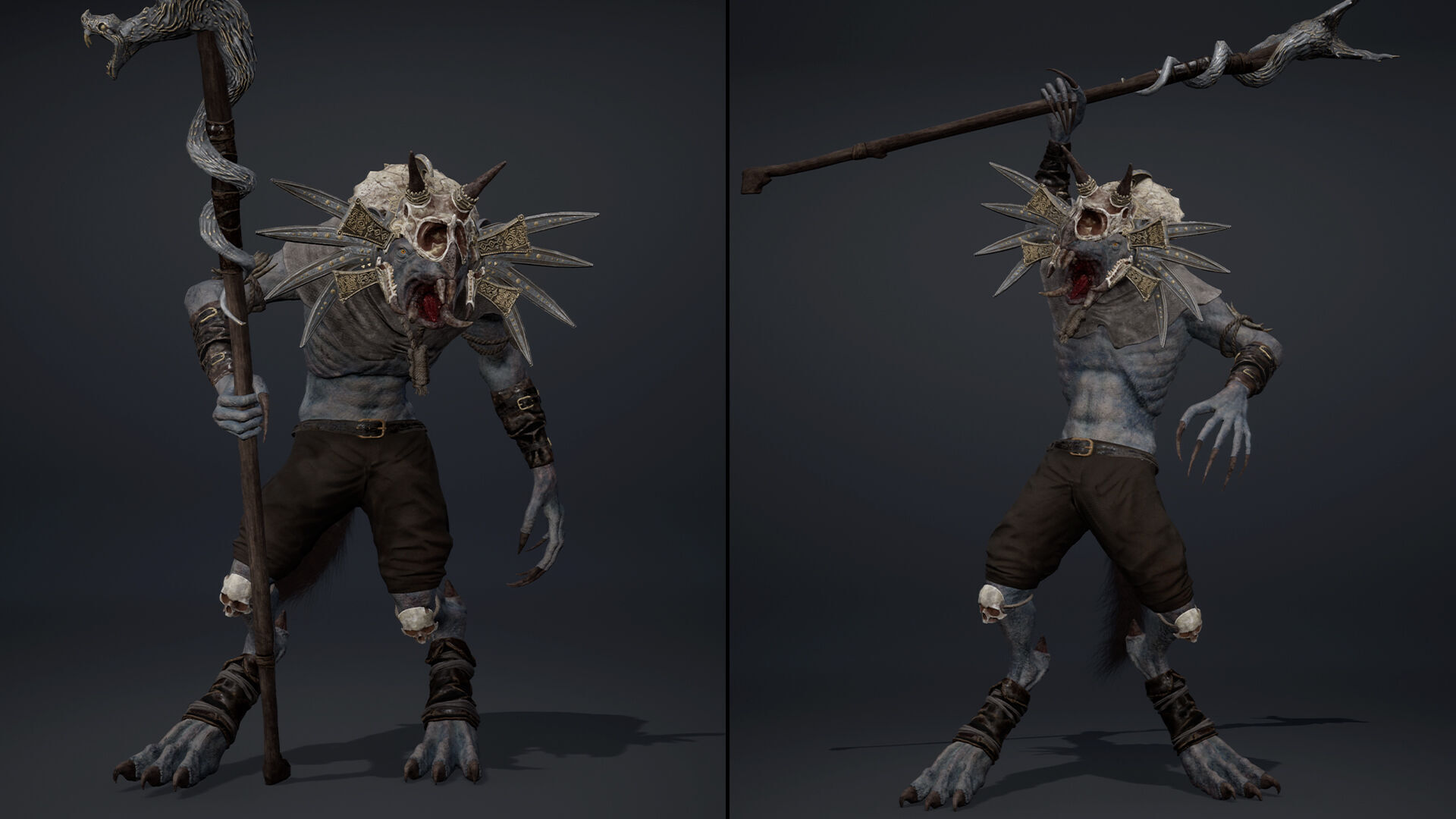 Dread Mage Arm1 Low-poly 3D model_10