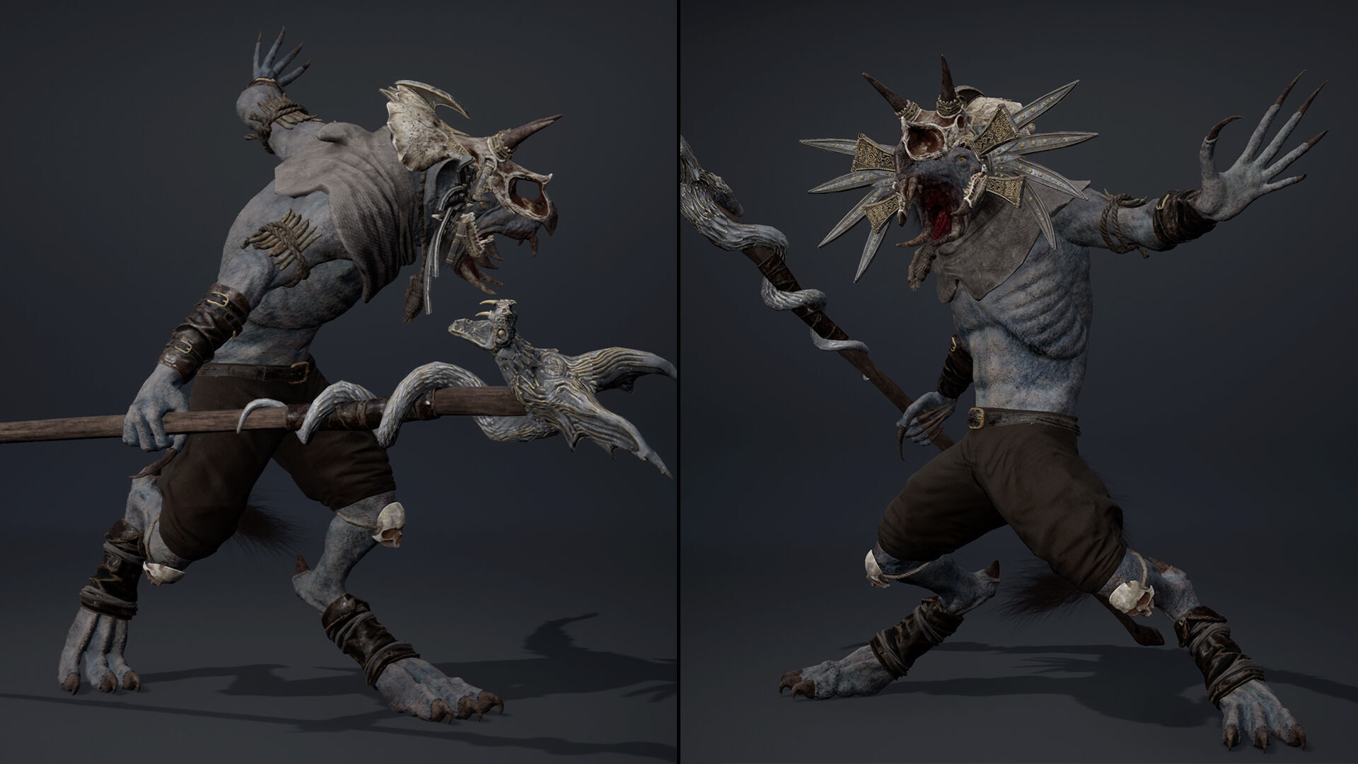 Dread Mage Arm1 Low-poly 3D model_6