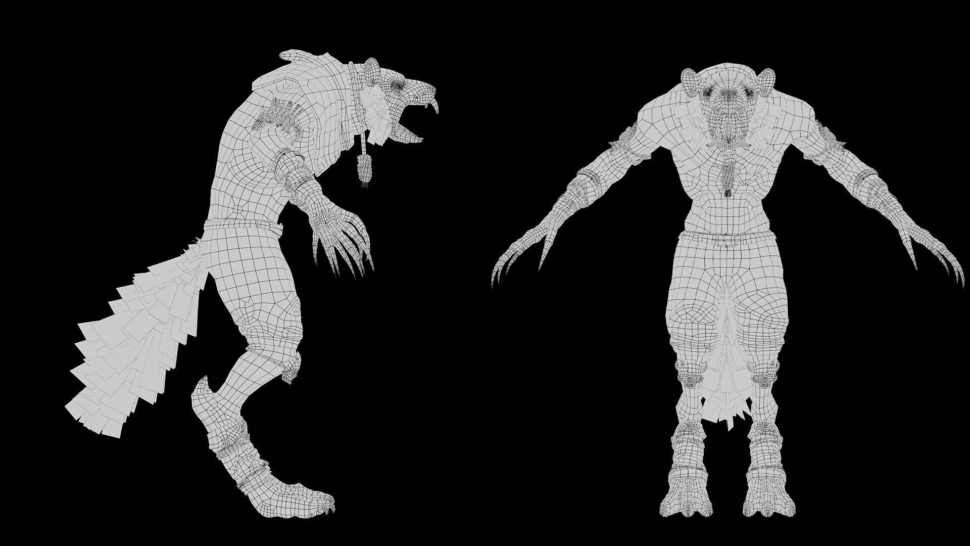 Dread Mage Arm1 Low-poly 3D model_23