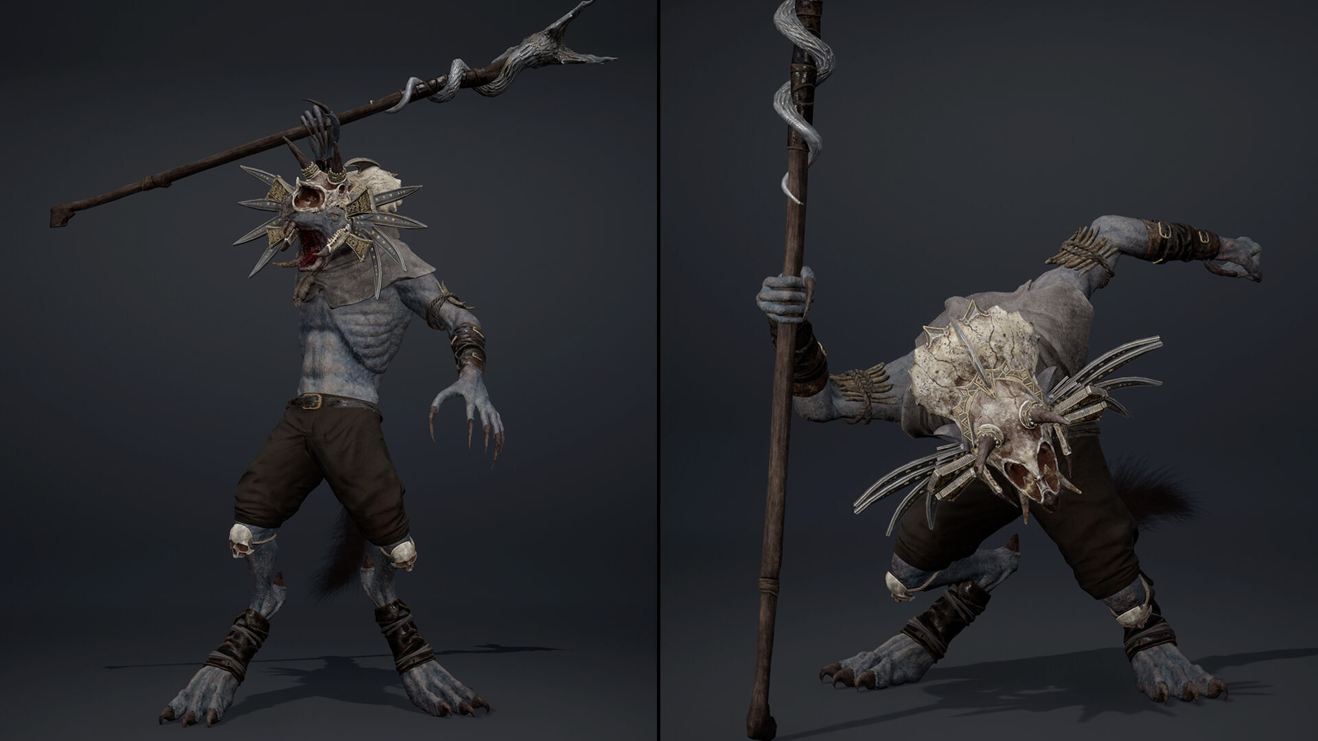 Dread Mage Arm1 Low-poly 3D model_9