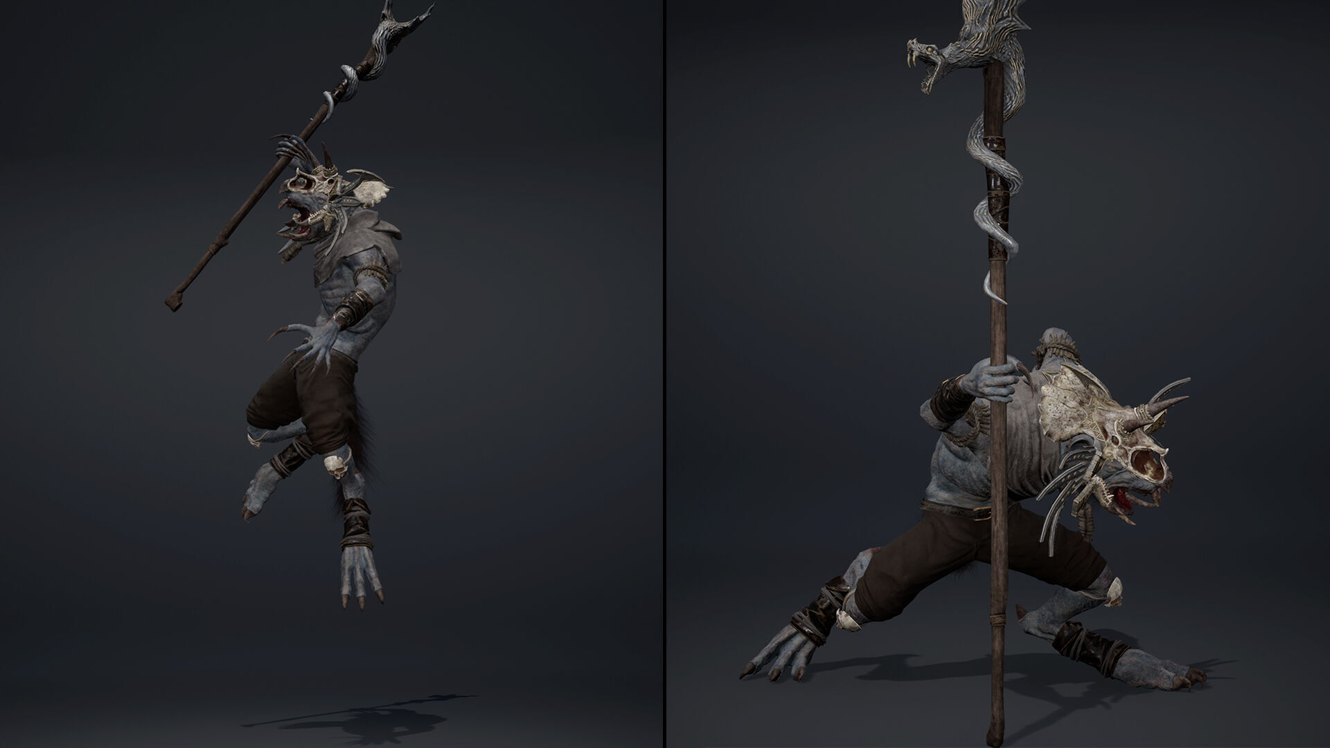 Dread Mage Arm1 Low-poly 3D model_8