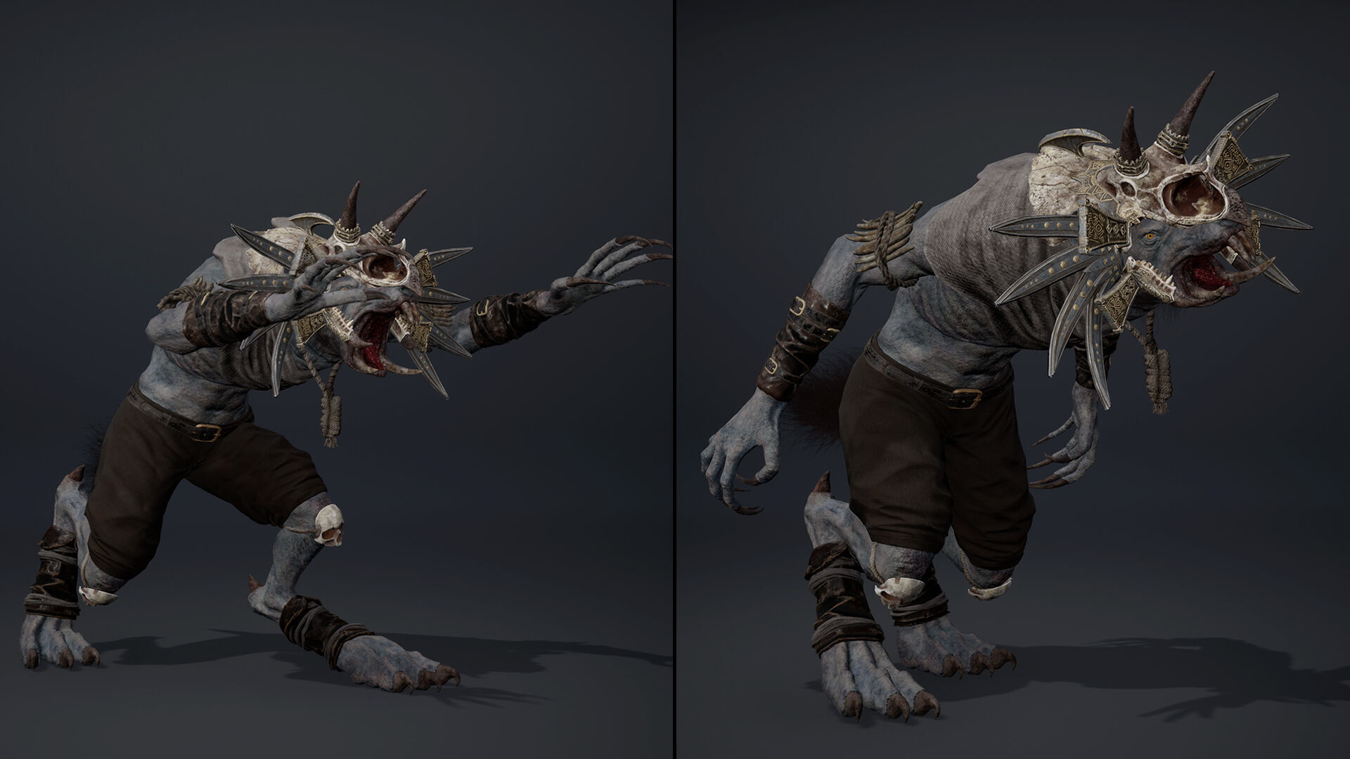 Dread Mage Arm1 Low-poly 3D model_16