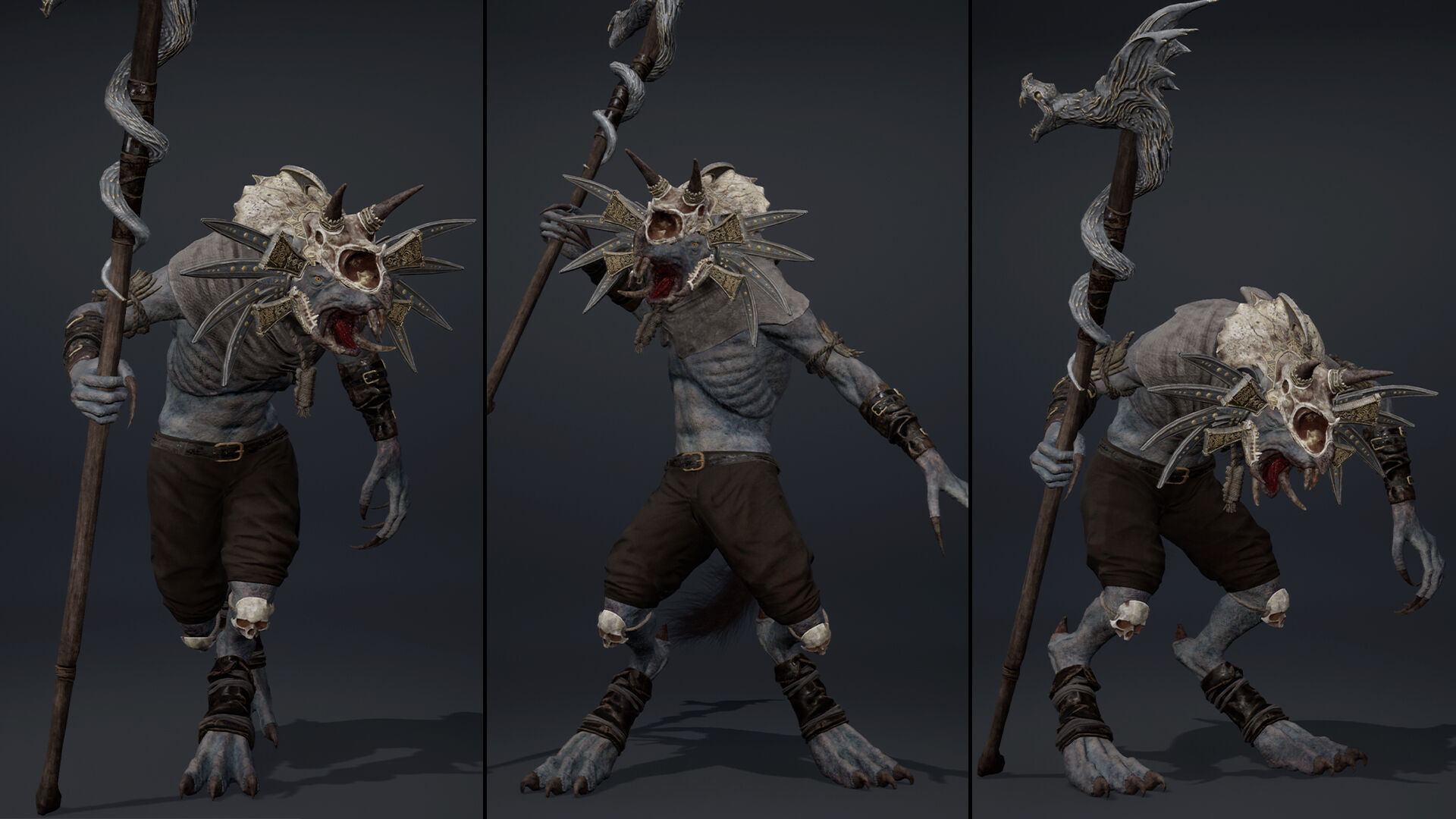 Dread Mage Arm1 Low-poly 3D model_21