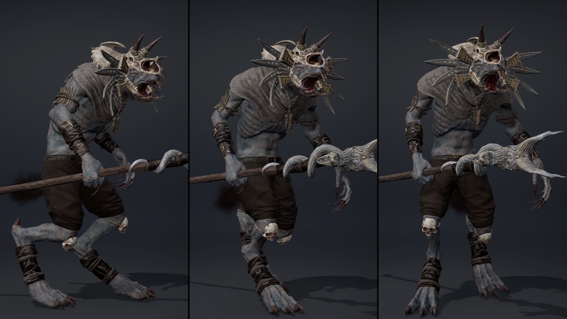 Dread Mage Arm1 Low-poly 3D model_20