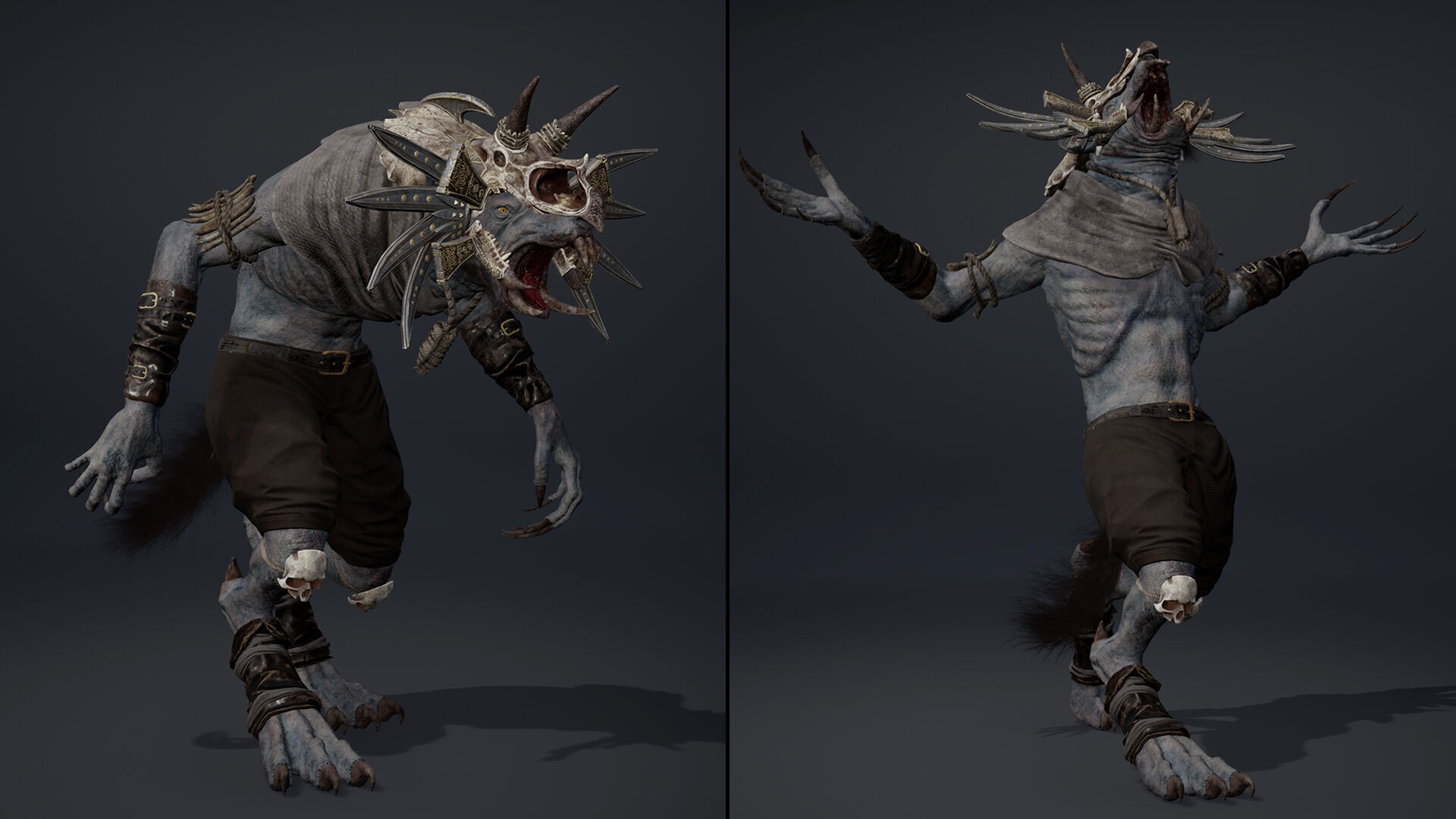 Dread Mage Arm1 Low-poly 3D model_17