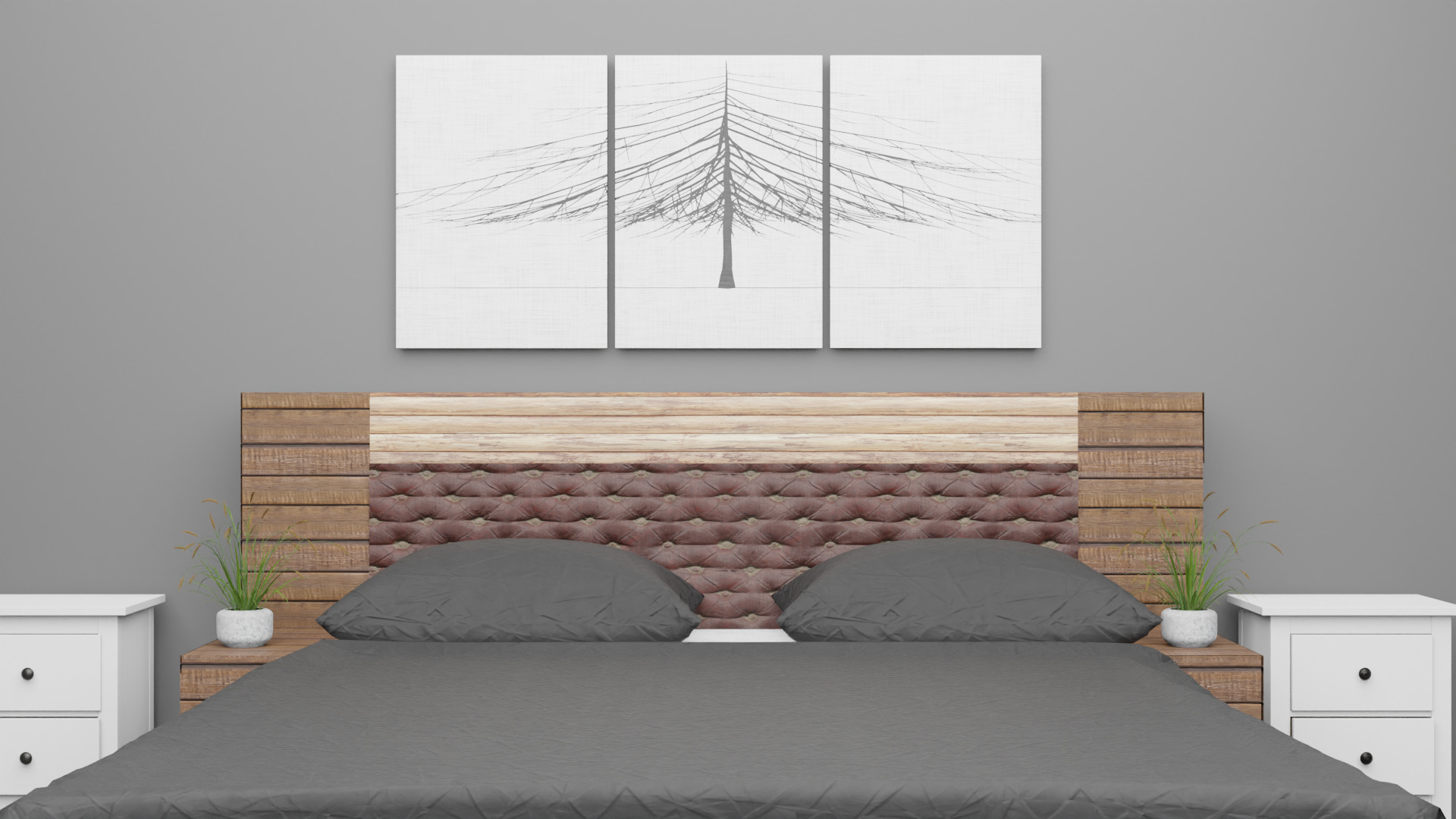 sofa for house modelling Low-poly 3D model_5