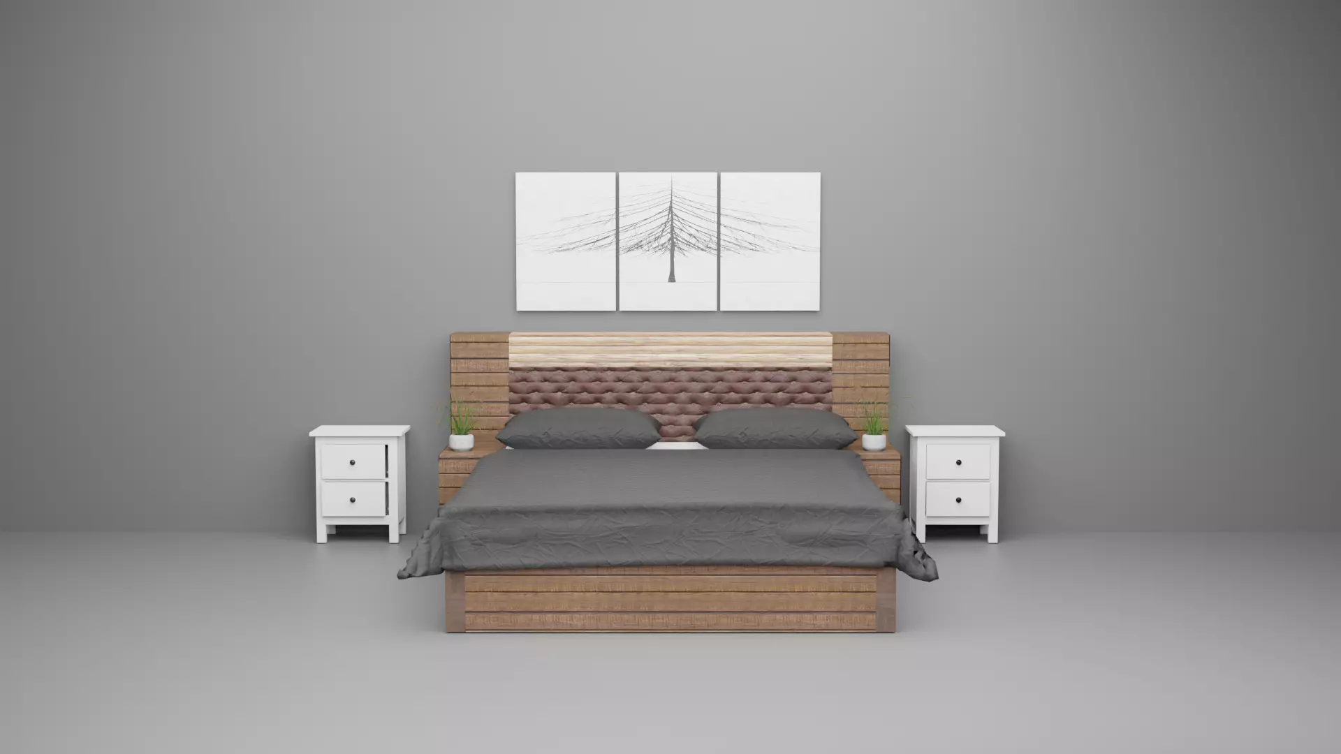 sofa for house modelling Low-poly 3D model_0