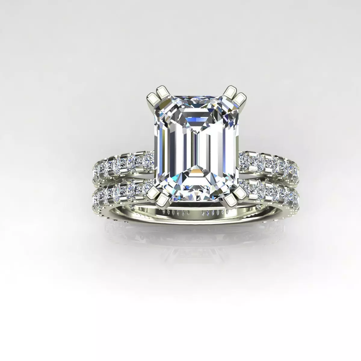 Solitaire Ring 3D print model_0