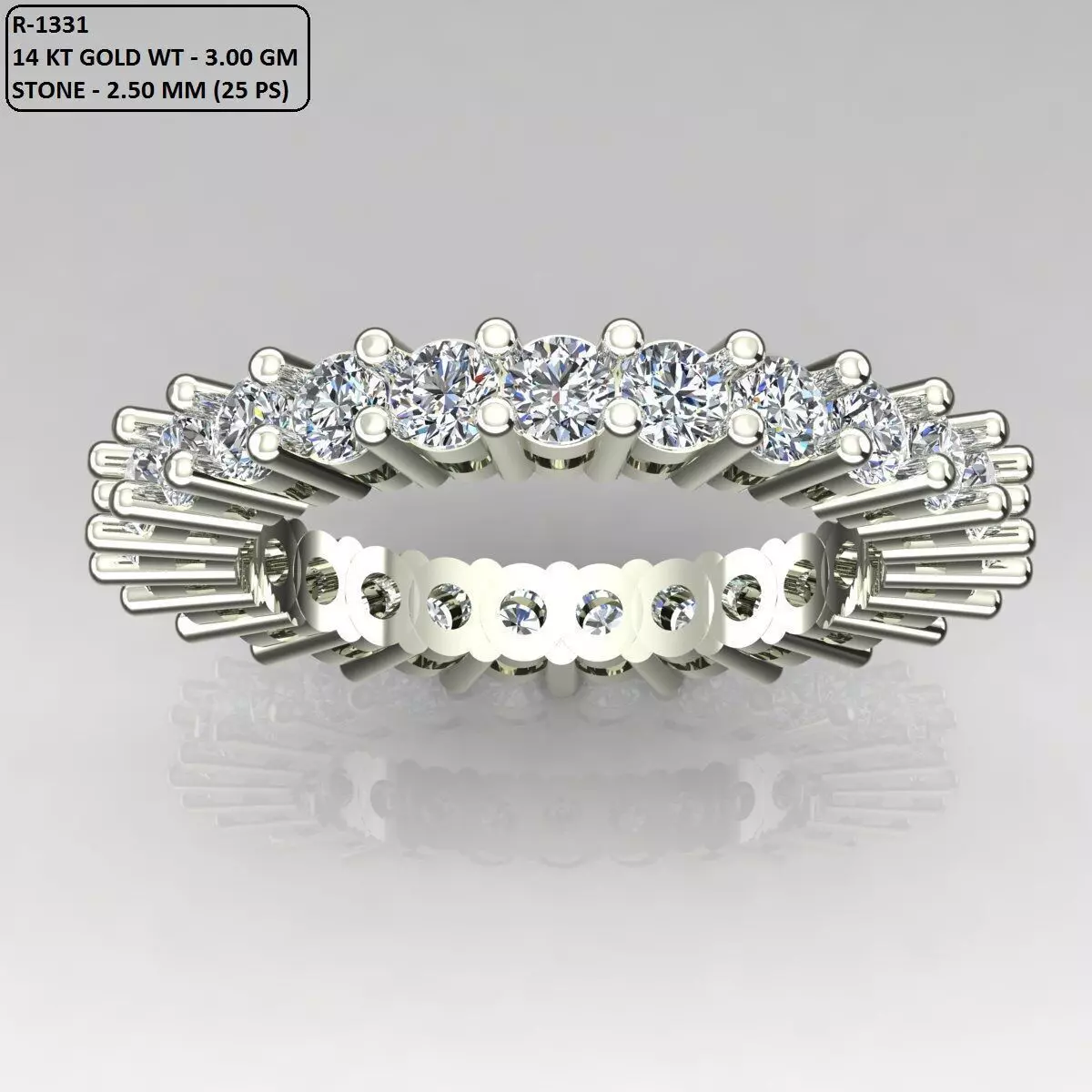 Band Ring 3D print model_0