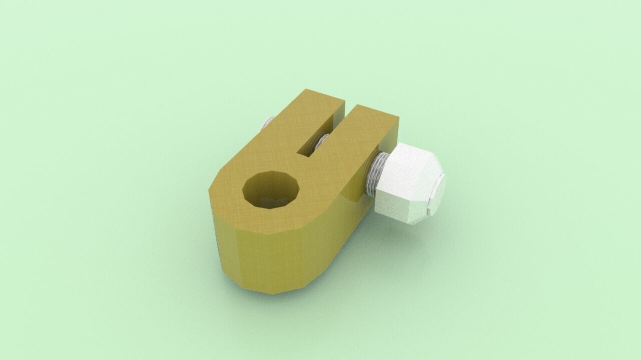 3D Model Lightning Protection and Earthing Accessories Pack Low-poly 3D model_3