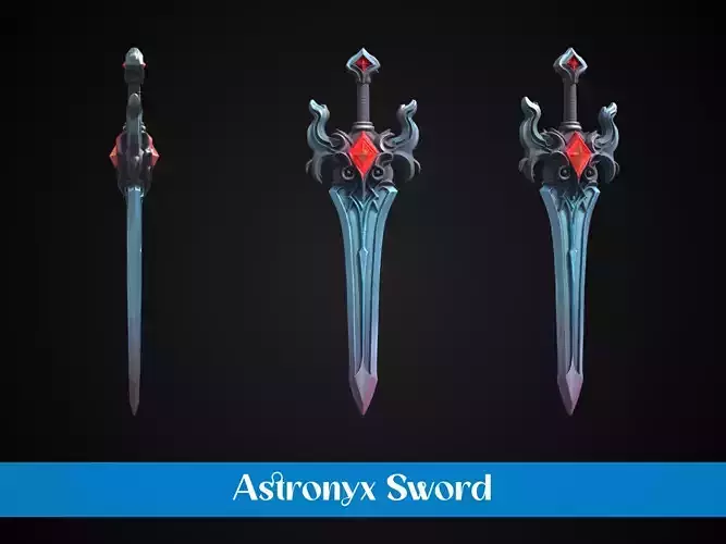 Stylized Dragonsoul Edge Sword - Astronyx
