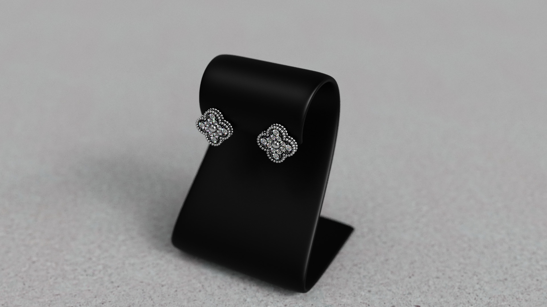 Van Cleef Earrings 3D print model_24