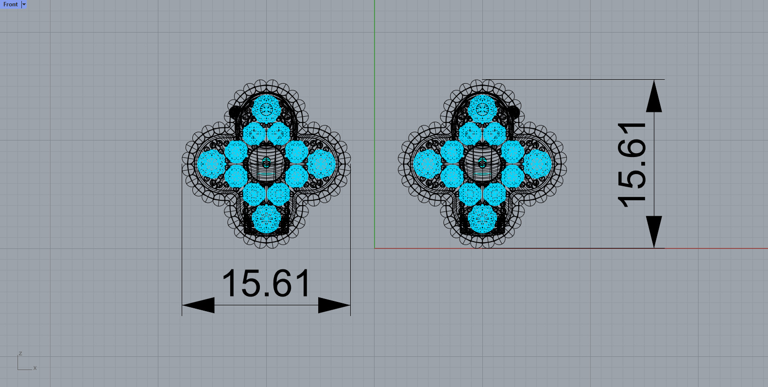 Van Cleef Earrings 3D print model_25