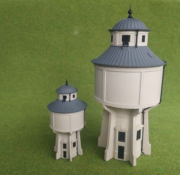 TT scale Austrian Graz Water Tower - resin 3D print model_9
