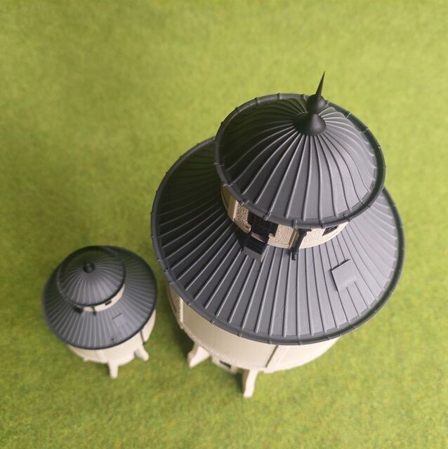 TT scale Austrian Graz Water Tower - resin 3D print model_11