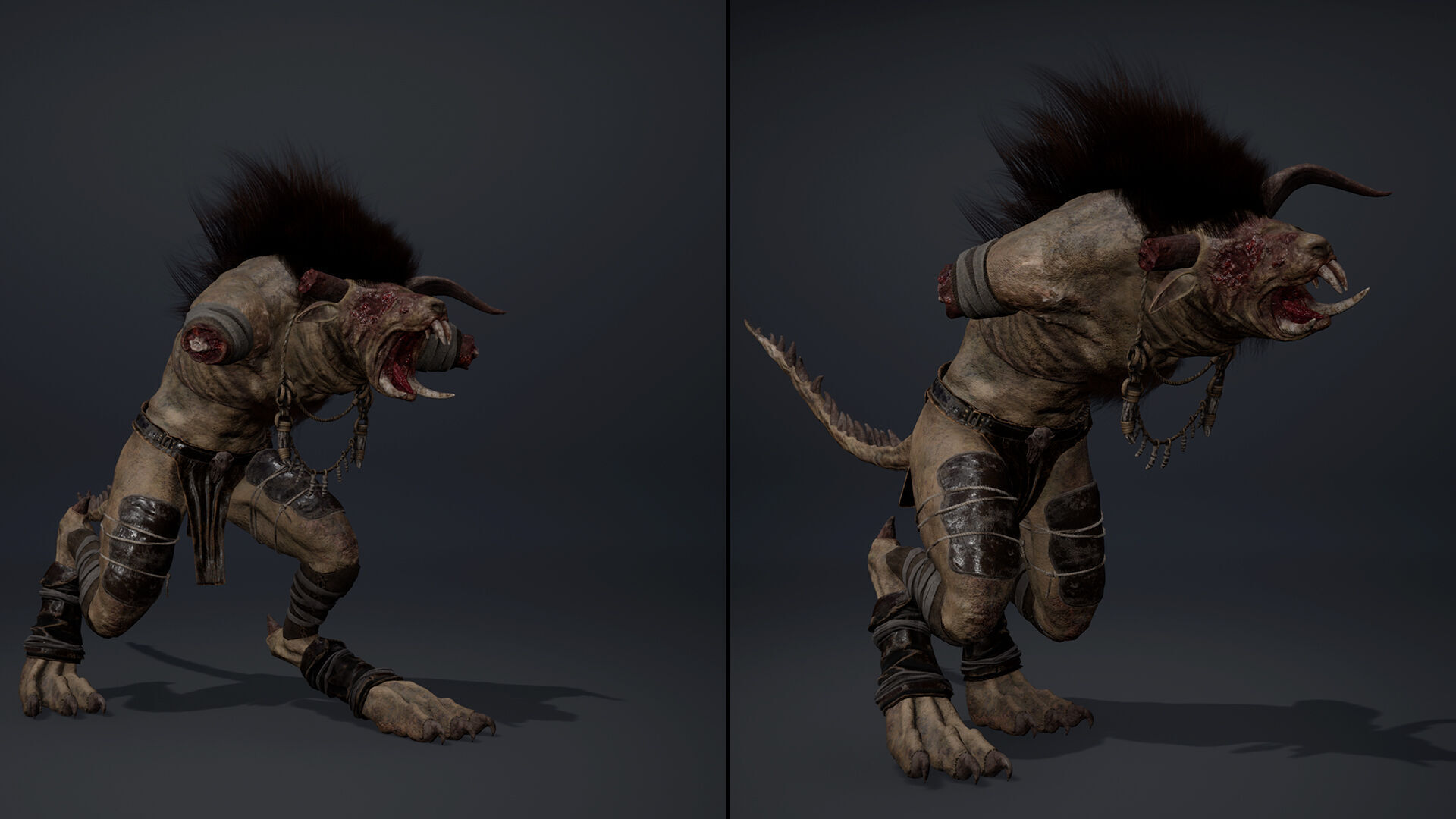 Dreadflame NoArms Low-poly 3D model_10