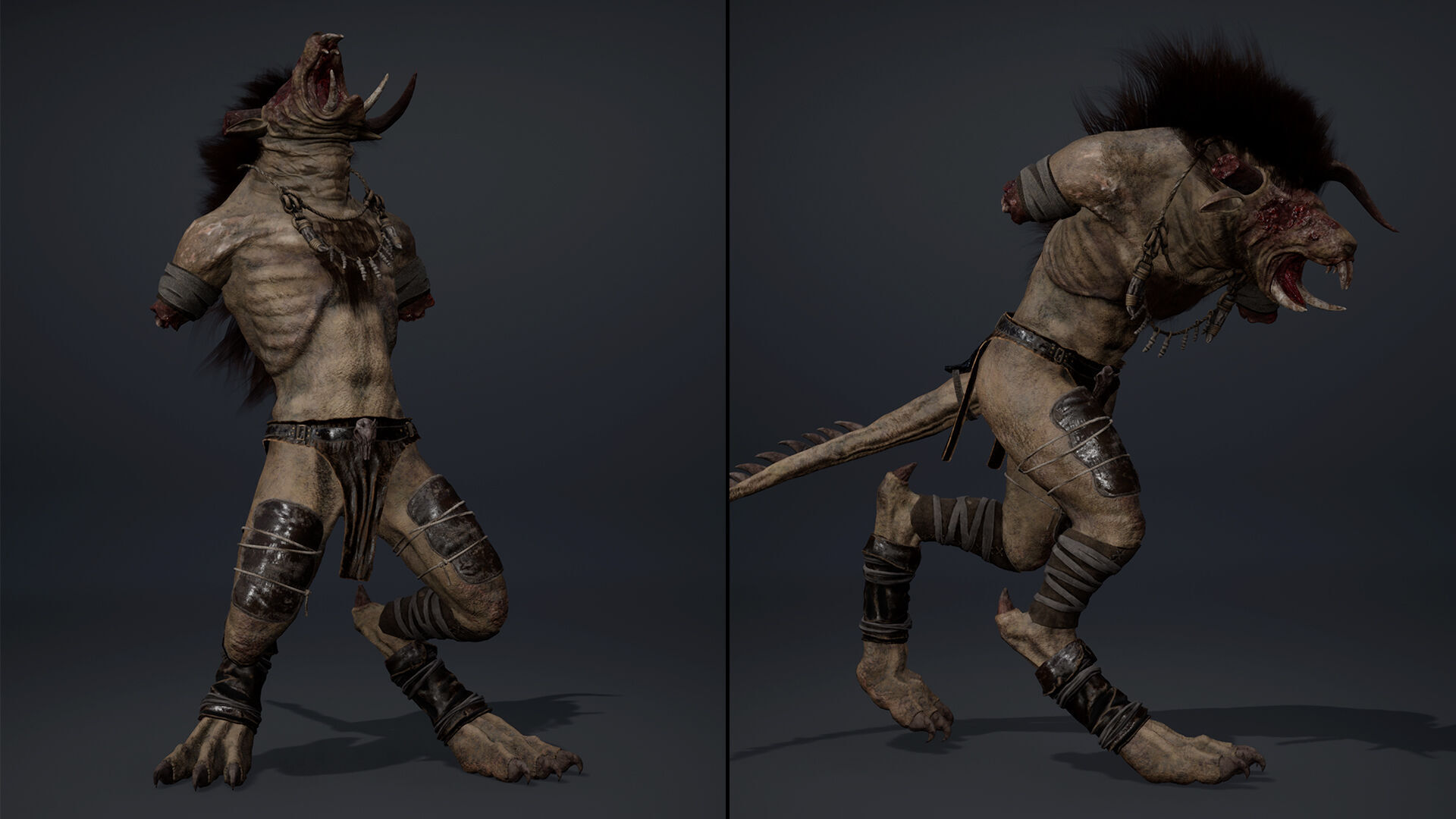 Dreadflame NoArms Low-poly 3D model_12