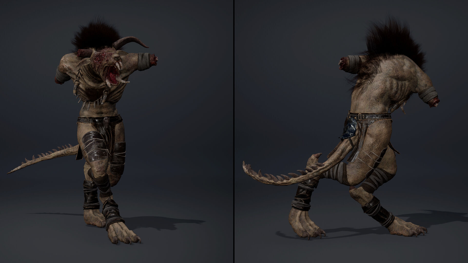 Dreadflame NoArms Low-poly 3D model_13