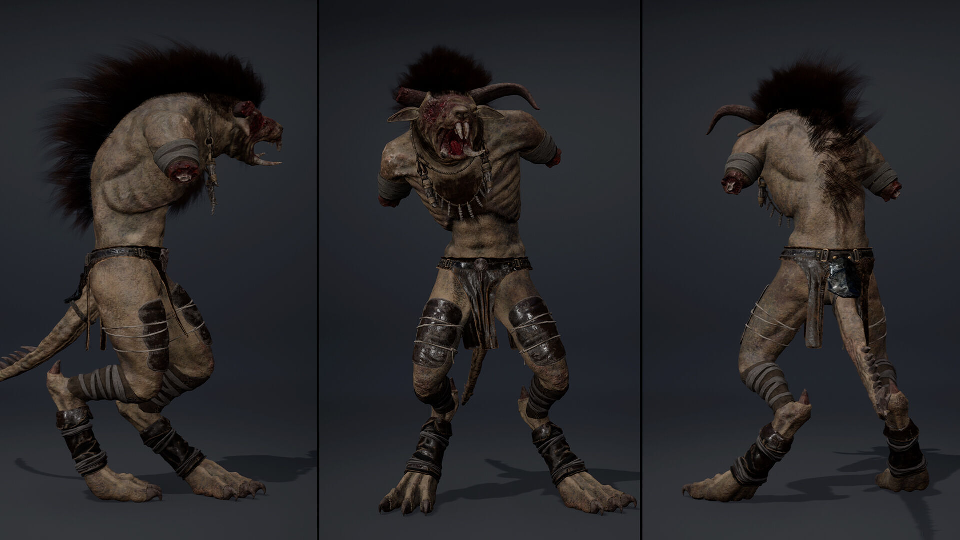 Dreadflame NoArms Low-poly 3D model_6