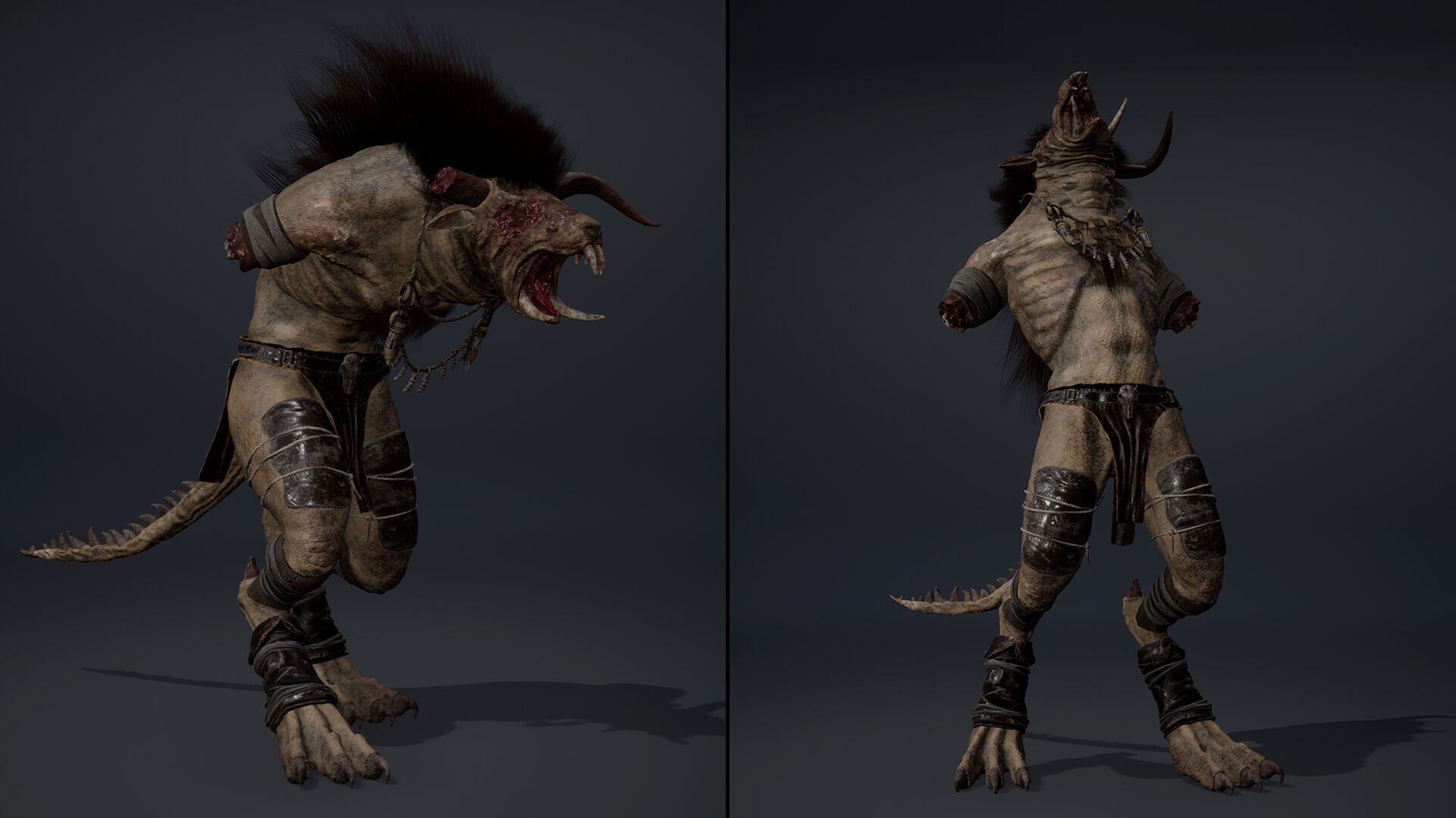 Dreadflame NoArms Low-poly 3D model_7