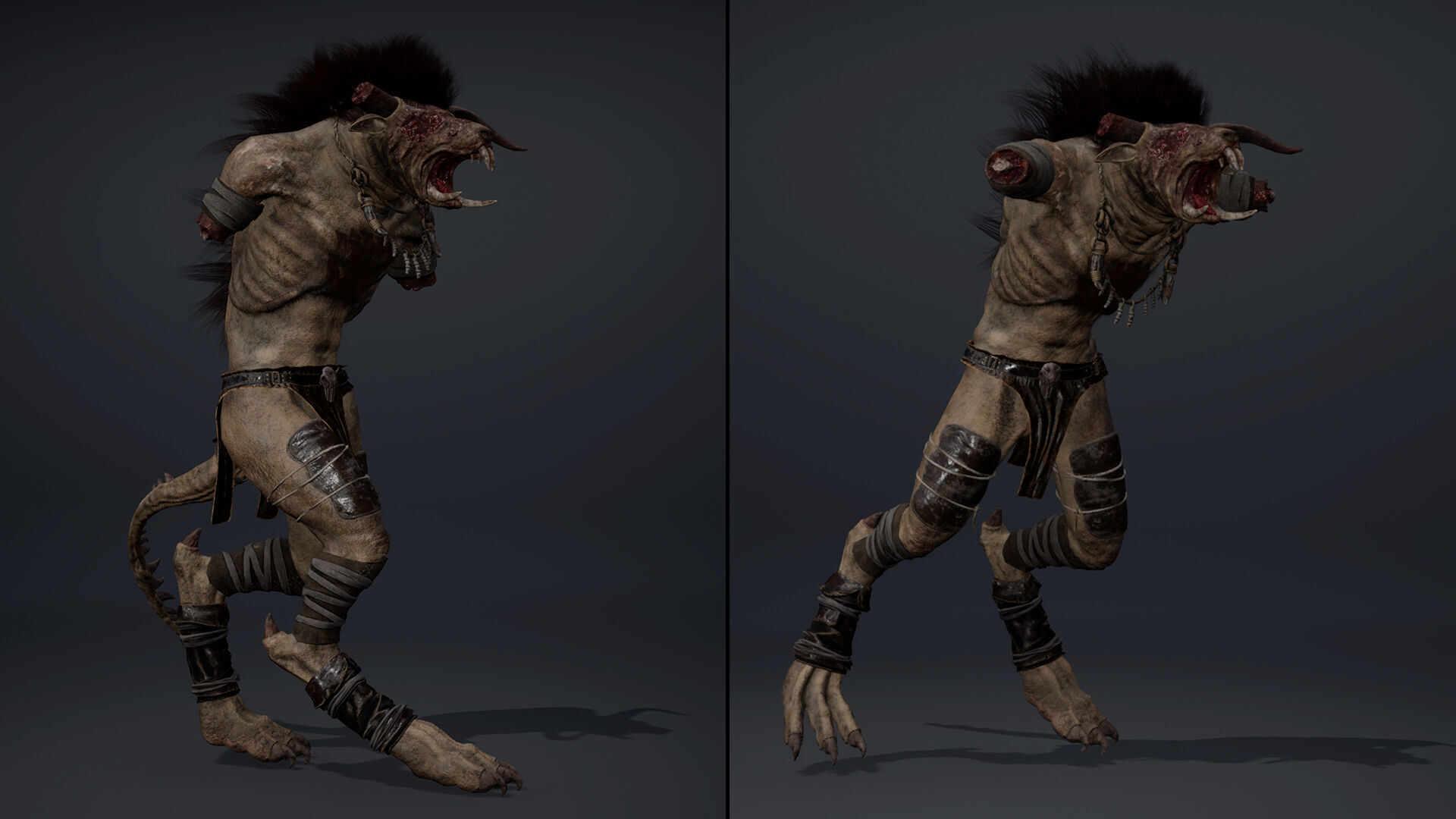 Dreadflame NoArms Low-poly 3D model_11