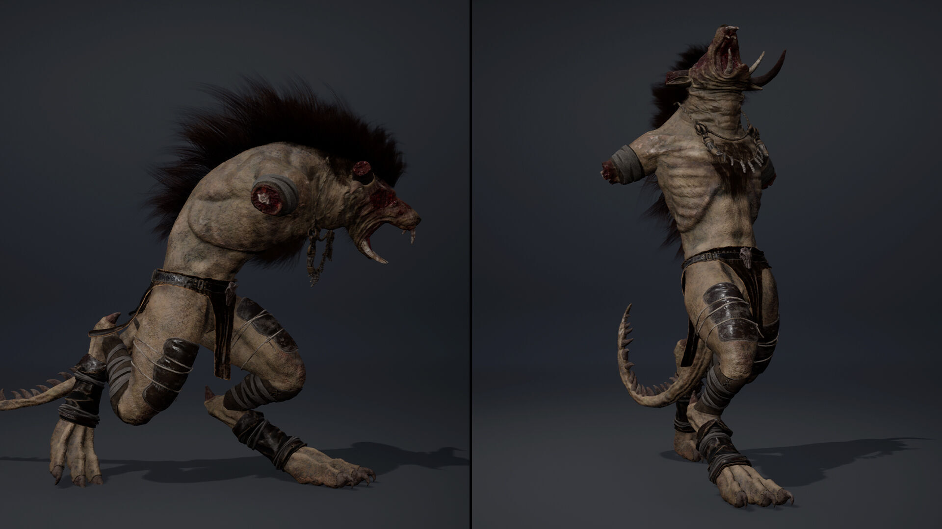 Dreadflame NoArms Low-poly 3D model_9