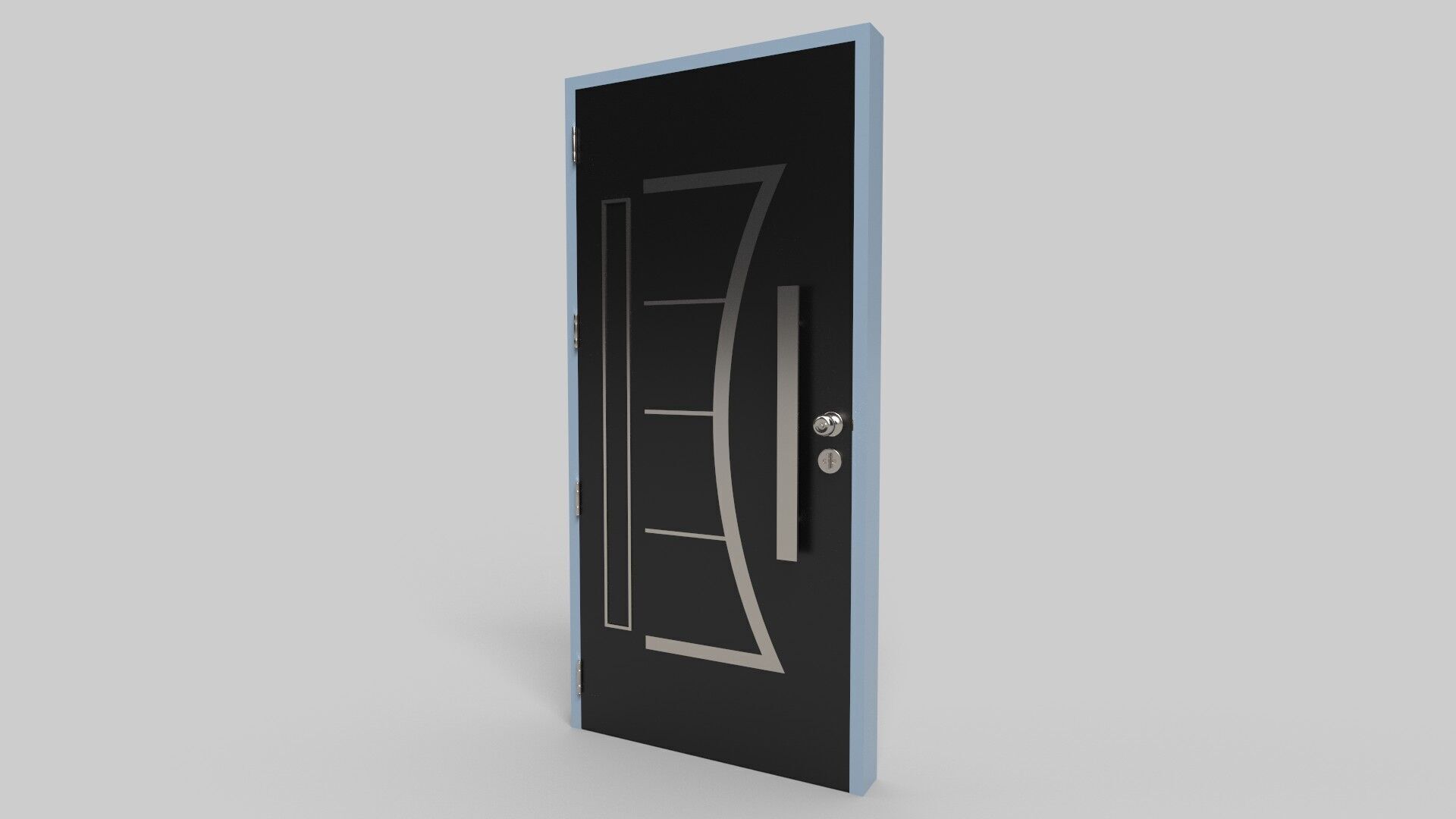 Door Design CG58 3D model_3
