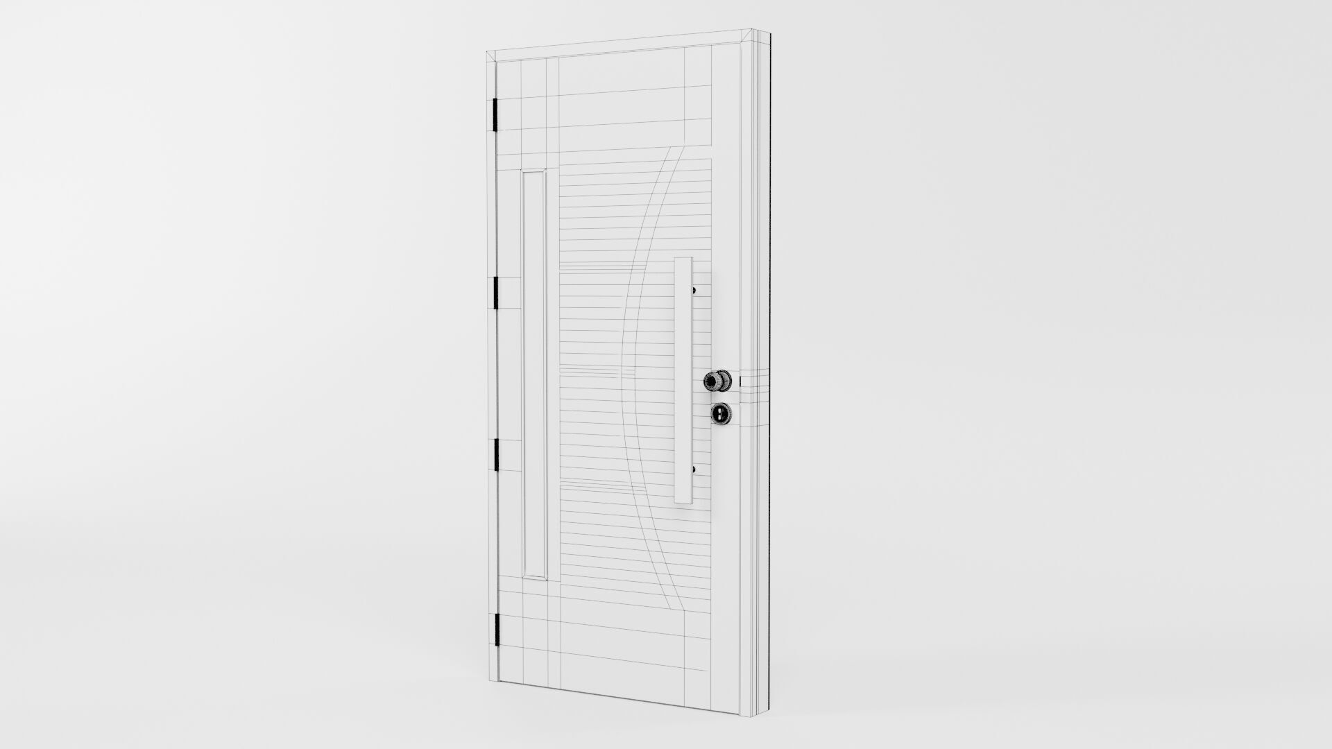 Door Design CG58 3D model_6