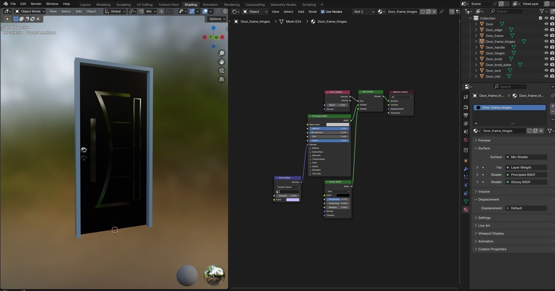 Door Design CG58 3D model_17