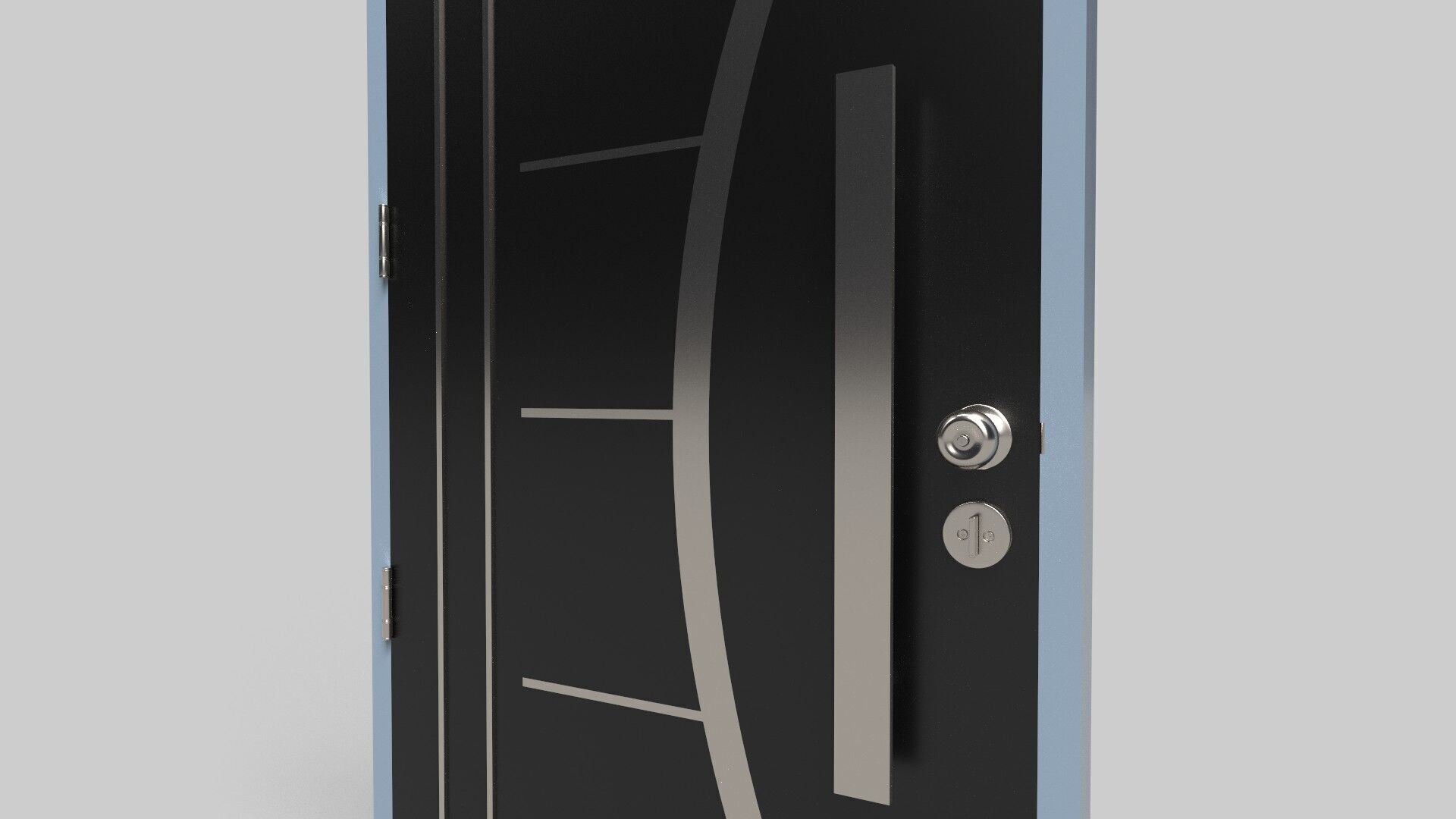 Door Design CG58 3D model_4