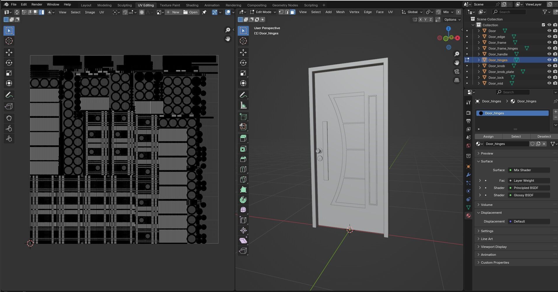 Door Design CG58 3D model_15