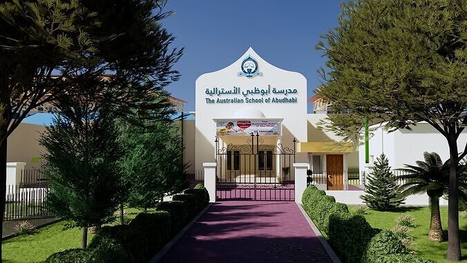 Australian School of Abu Dhabi Full Campus 3D model