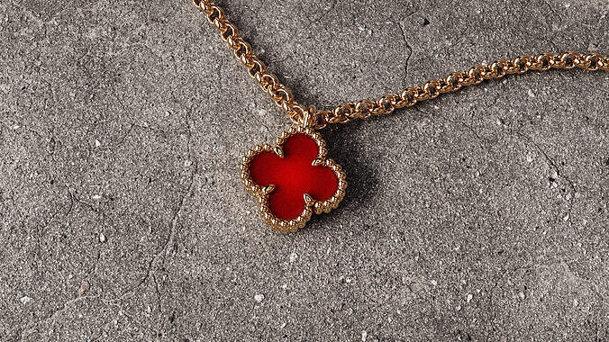 Van cleef Onyx Pendant small 3D print model