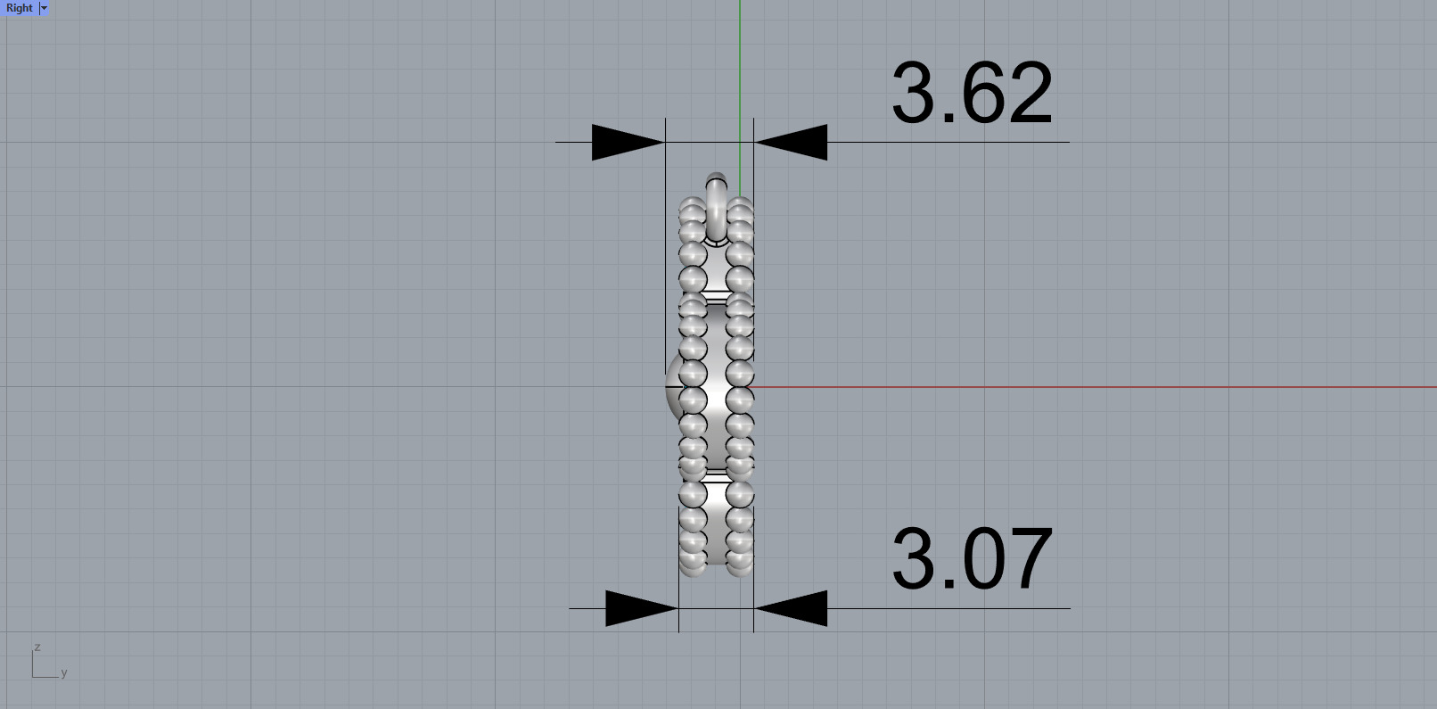 Van Cleef Alhambra Clover Pendant 3D print model_17