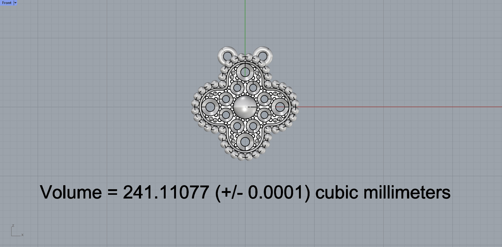 Van Cleef Alhambra Clover Pendant 3D print model_20