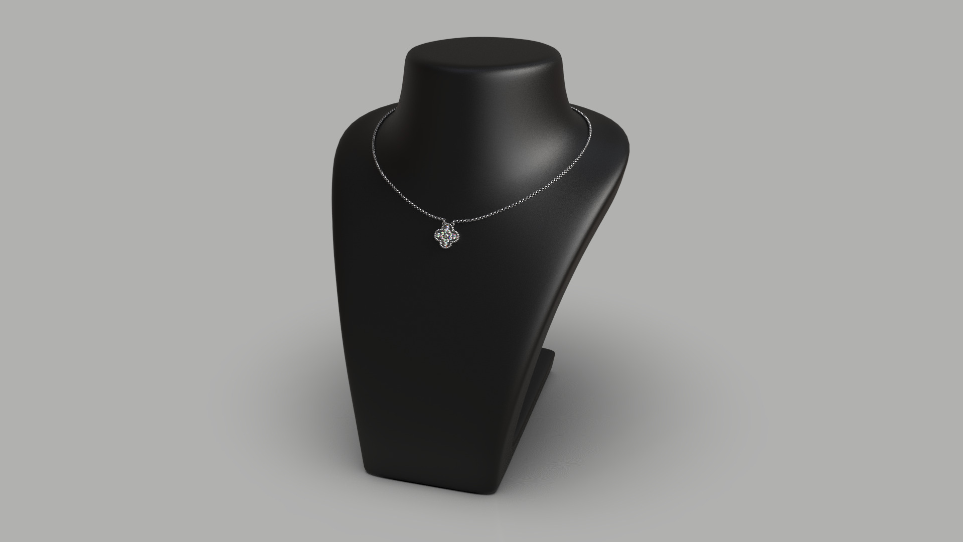 Van Cleef Alhambra Clover Pendant 3D print model_15